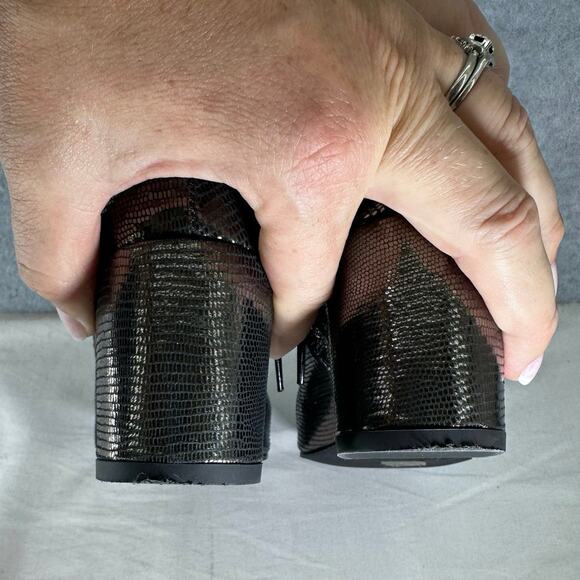 Sixty Seven Womens 39 (US 8.5) Chunky Block Heel Shimmer Ankle Boot Sparkle Chic - Picture 8 of 8